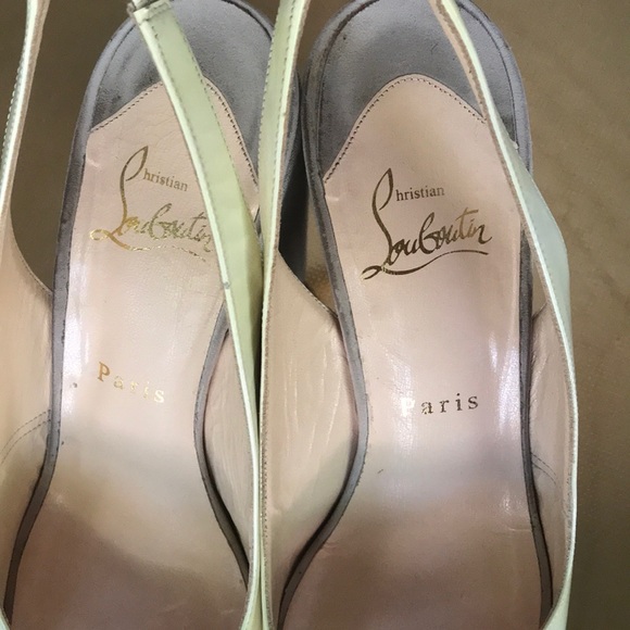 Authentic Christian Louboutin chunky heel sandals - Picture 3 of 8